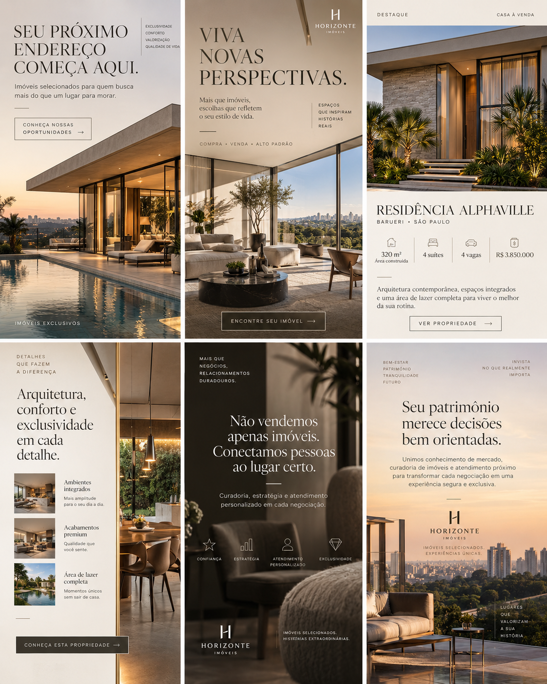 Direção visual para Imobiliária